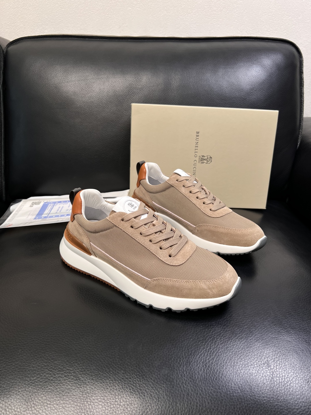 Brunello Cucinelli  高品质 顶级工艺品  BC  专柜同步原厂配置，意大利进口牛皮面