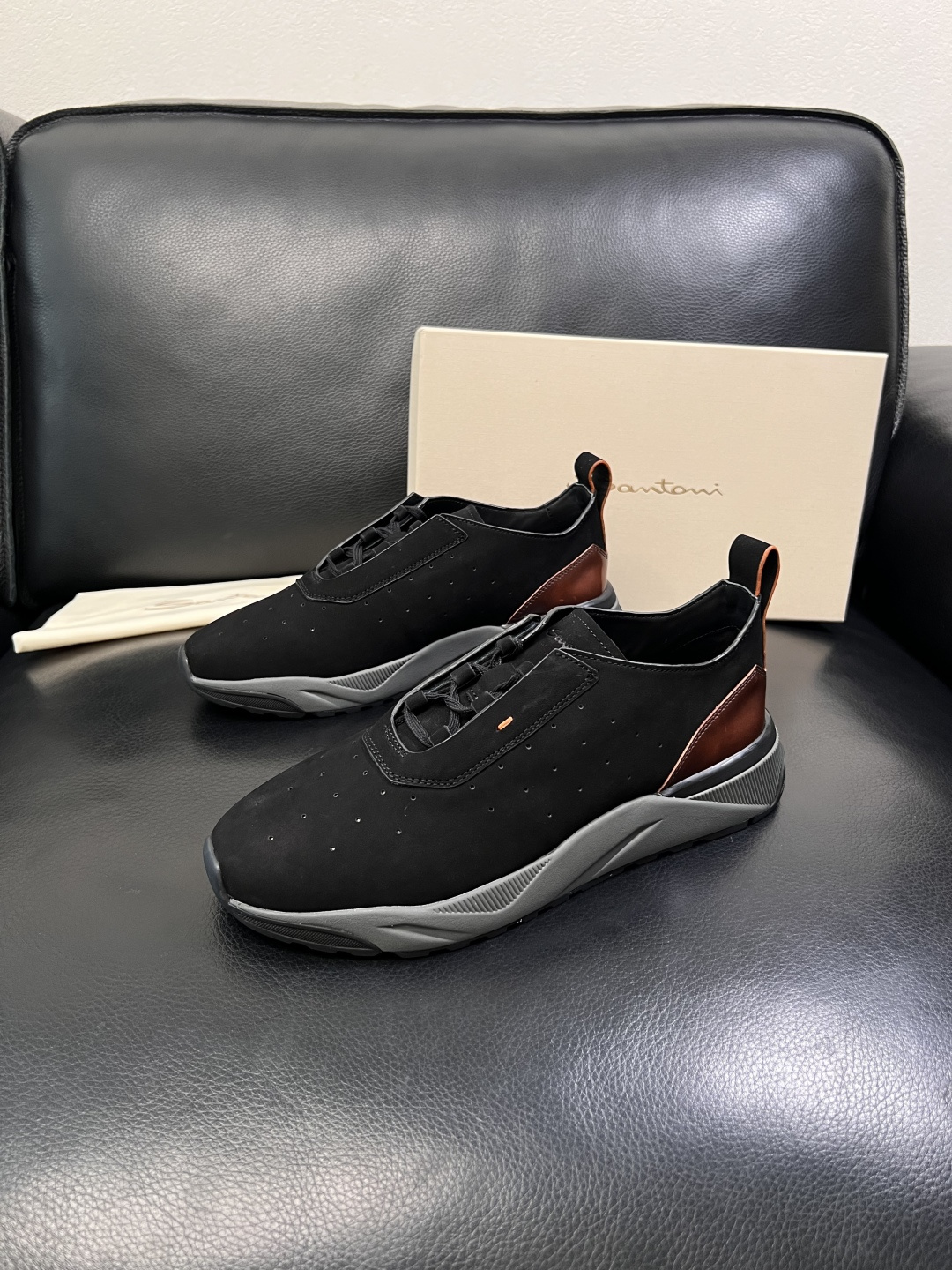⚠️只换码不退⚠️    Santoni  高品质  圣东尼   顶级工艺品  专柜新品同步，鞋面意大利