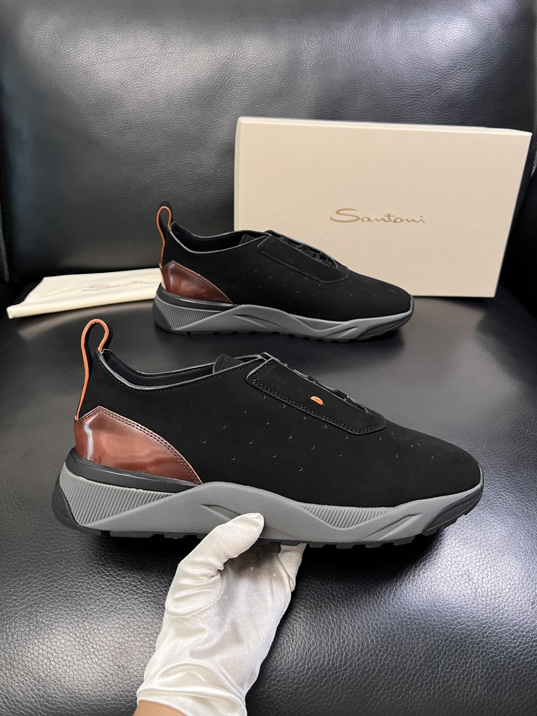 ⚠️只换码不退⚠️    Santoni  高品质  圣东尼   顶级工艺品  专柜新品同步，鞋面意大利