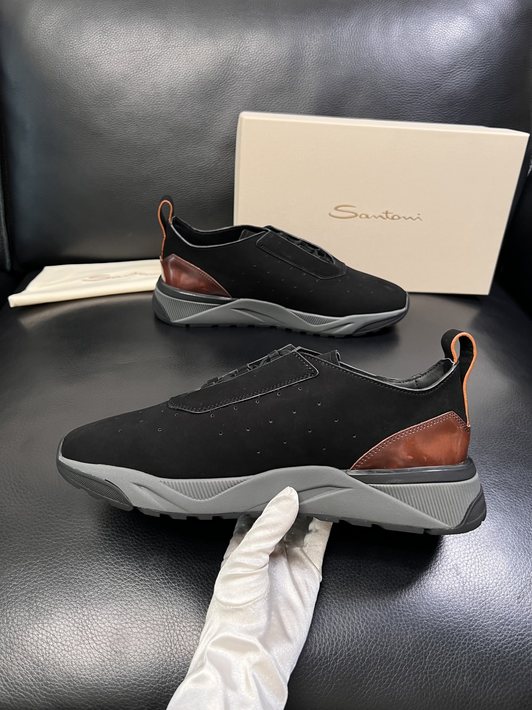 ⚠️只换码不退⚠️    Santoni  高品质  圣东尼   顶级工艺品  专柜新品同步，鞋面意大利