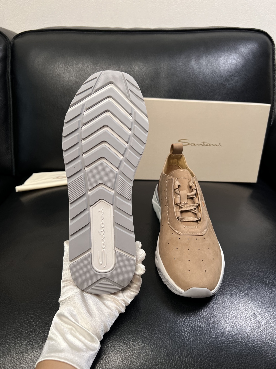 ⚠️只换码不退⚠️    Santoni  高品质  圣东尼   顶级工艺品  专柜新品同步，鞋面意大利