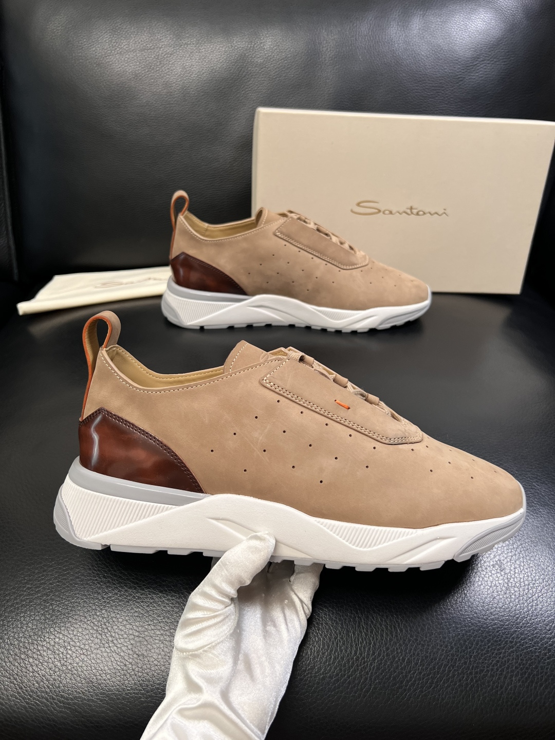 ⚠️只换码不退⚠️    Santoni  高品质  圣东尼   顶级工艺品  专柜新品同步，鞋面意大利