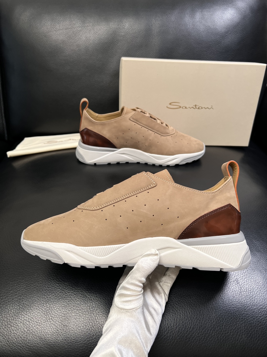 ⚠️只换码不退⚠️    Santoni  高品质  圣东尼   顶级工艺品  专柜新品同步，鞋面意大利