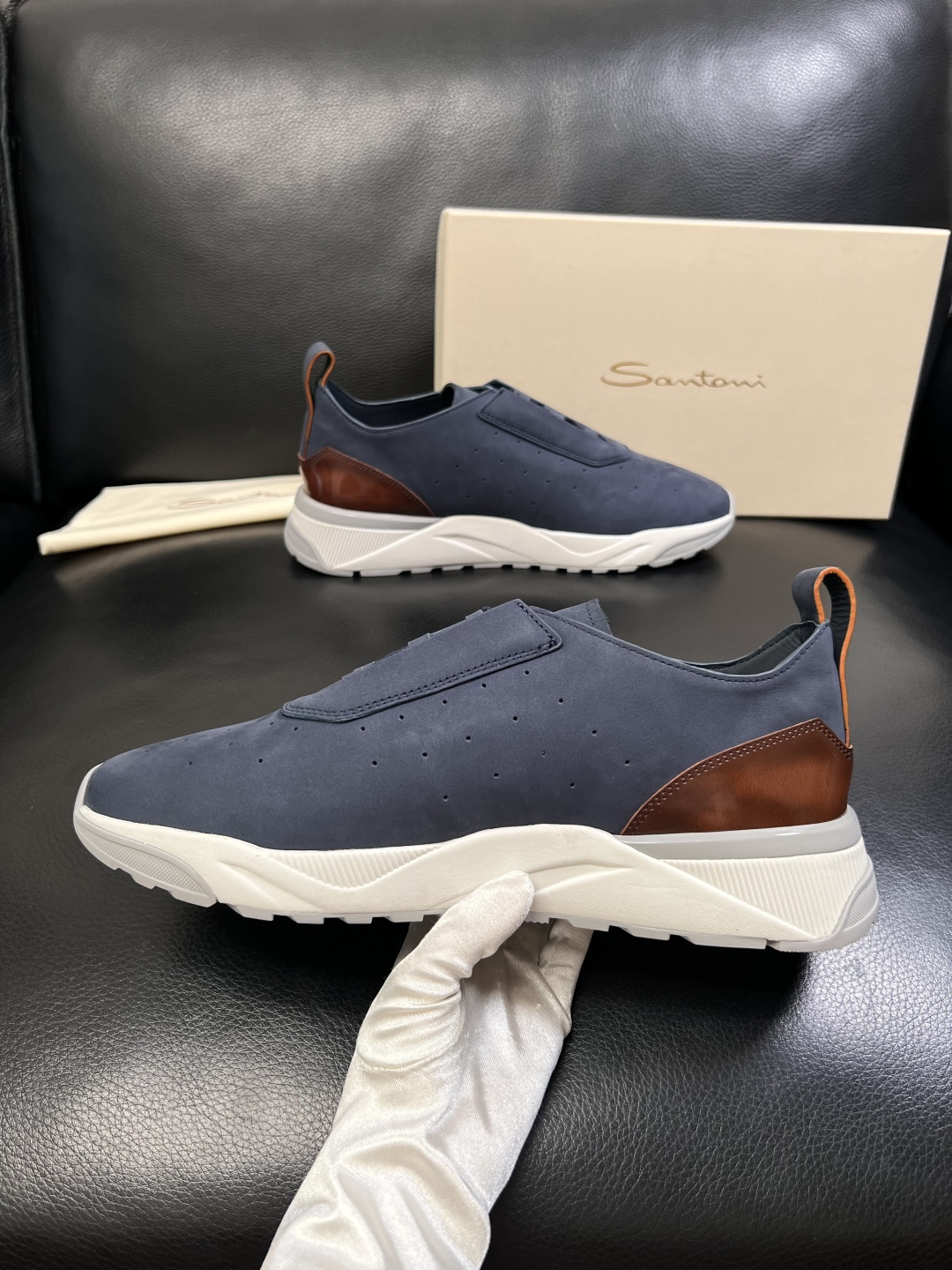 ⚠️只换码不退⚠️    Santoni  高品质  圣东尼   顶级工艺品  专柜新品同步，鞋面意大利