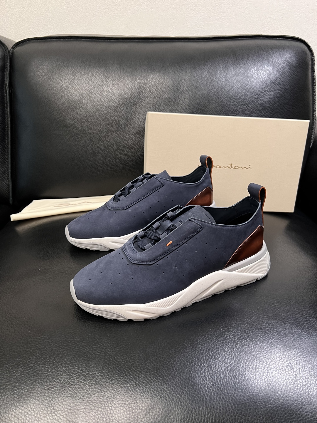 ⚠️只换码不退⚠️    Santoni  高品质  圣东尼   顶级工艺品  专柜新品同步，鞋面意大利
