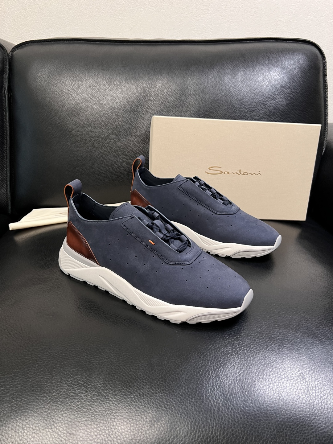 ⚠️只换码不退⚠️    Santoni  高品质  圣东尼   顶级工艺品  专柜新品同步，鞋面意大利