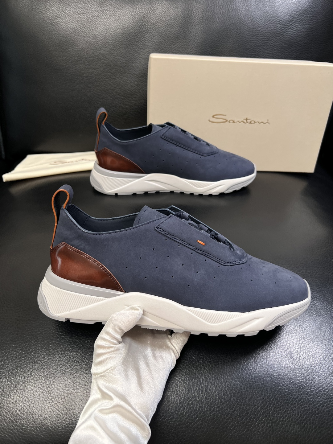 ⚠️只换码不退⚠️    Santoni  高品质  圣东尼   顶级工艺品  专柜新品同步，鞋面意大利