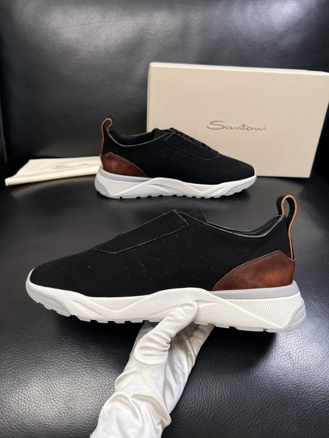 ⚠️只换码不退⚠️    Santoni  高品质  圣东尼   顶级工艺品  专柜新品同步，鞋面意大利
