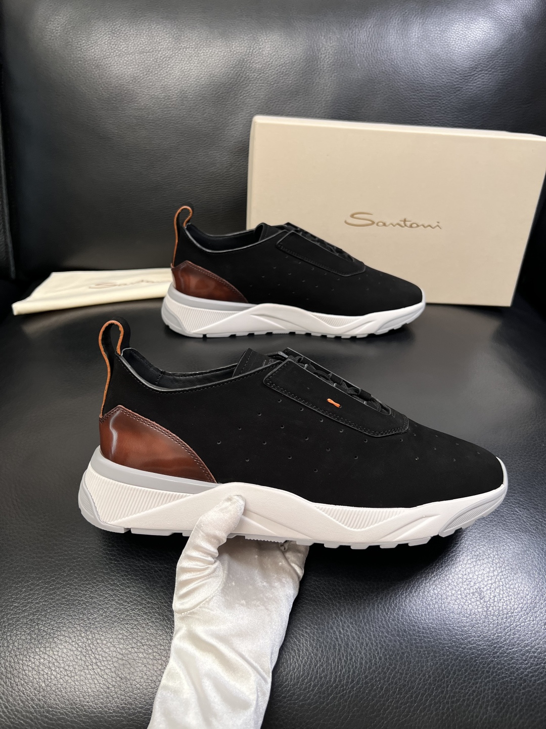 ⚠️只换码不退⚠️    Santoni  高品质  圣东尼   顶级工艺品  专柜新品同步，鞋面意大利