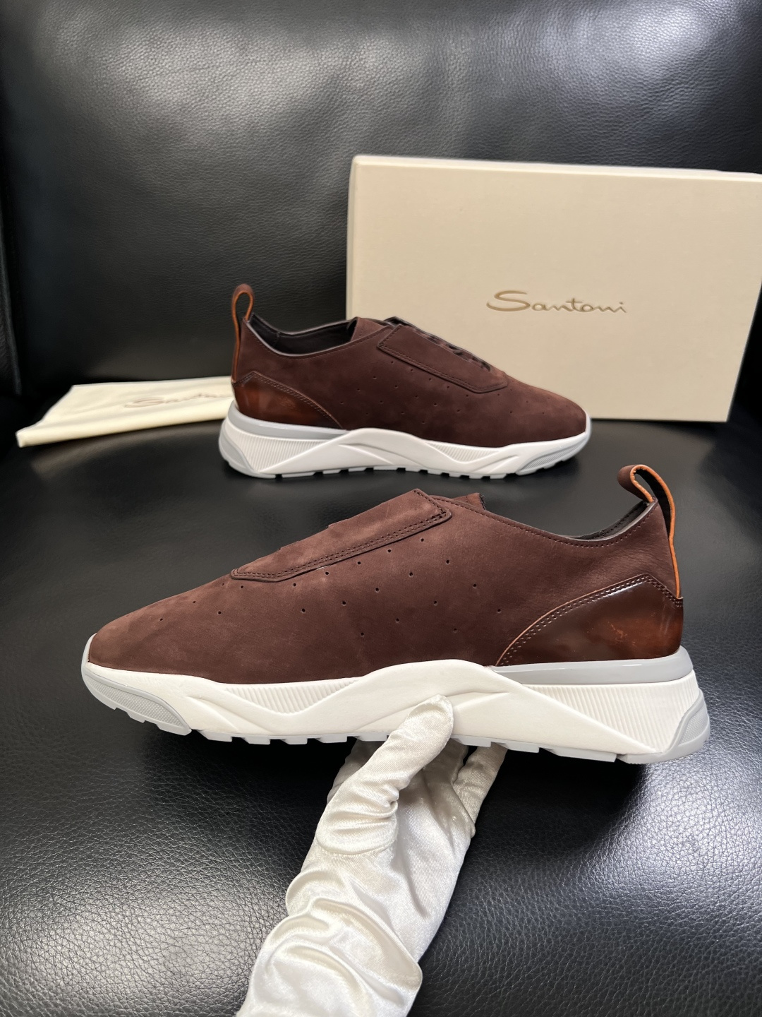 ⚠️只换码不退⚠️    Santoni  高品质  圣东尼   顶级工艺品  专柜新品同步，鞋面意大利