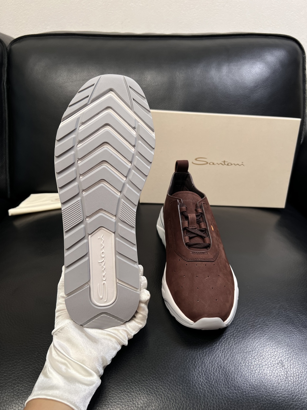 ⚠️只换码不退⚠️    Santoni  高品质  圣东尼   顶级工艺品  专柜新品同步，鞋面意大利
