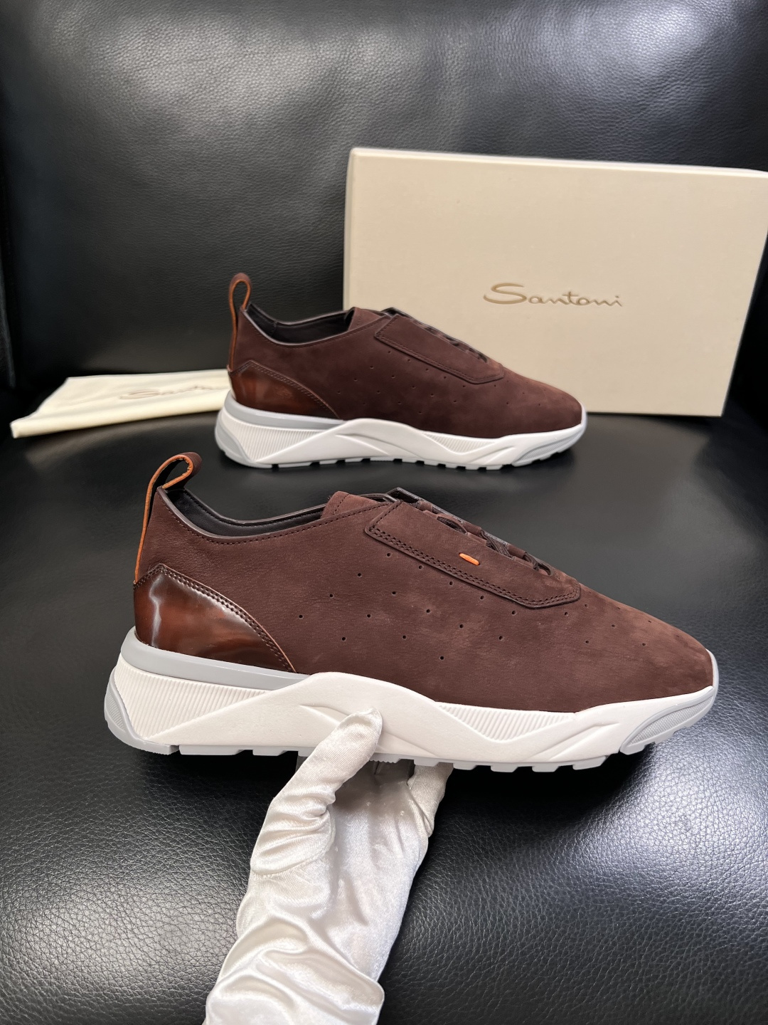 ⚠️只换码不退⚠️    Santoni  高品质  圣东尼   顶级工艺品  专柜新品同步，鞋面意大利