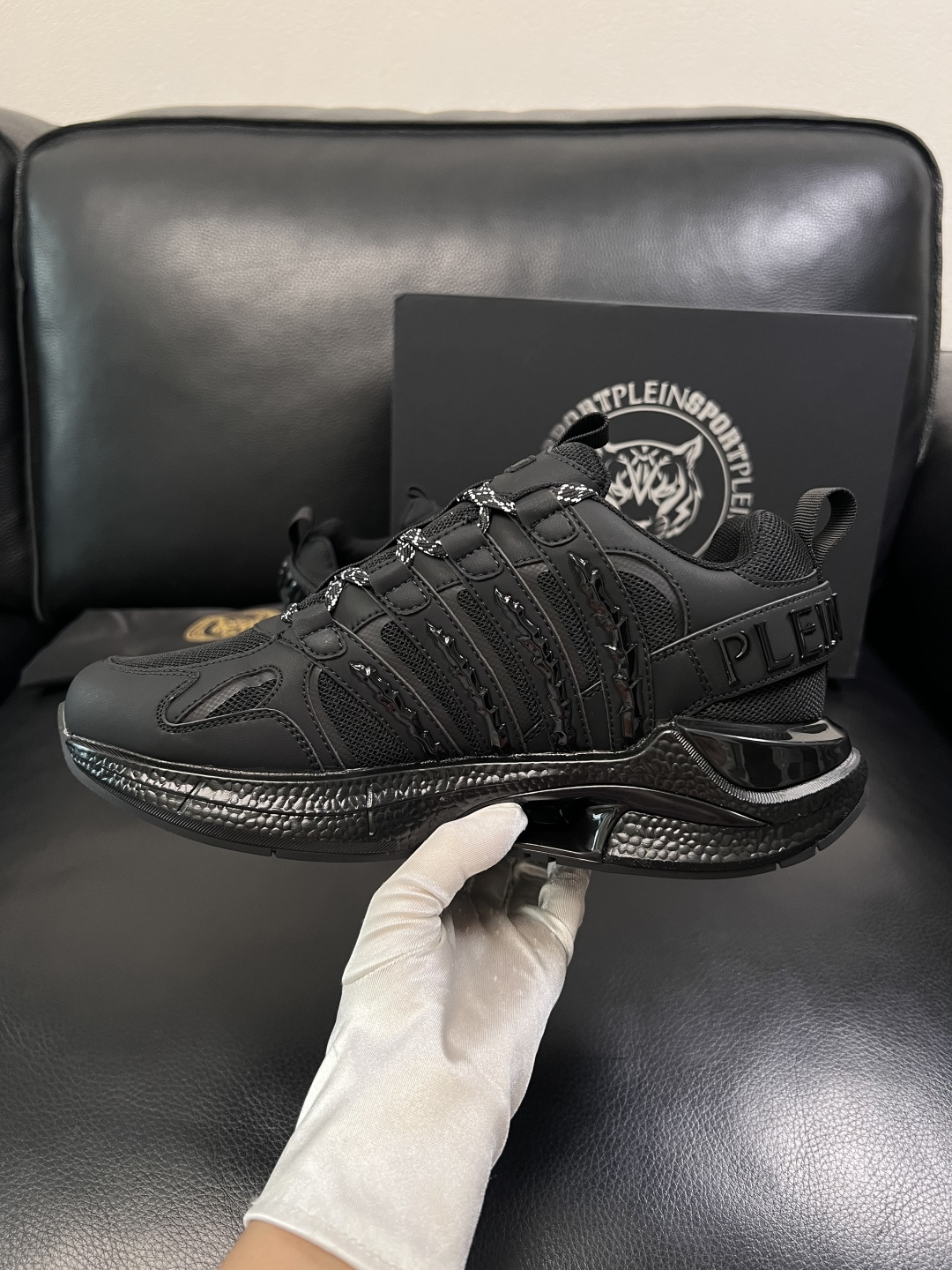PHILIPPPLEIN  高品质 顶级工艺品 菲利普PP 新品专柜同步原厂配置，意大利进口牛皮搭配网布