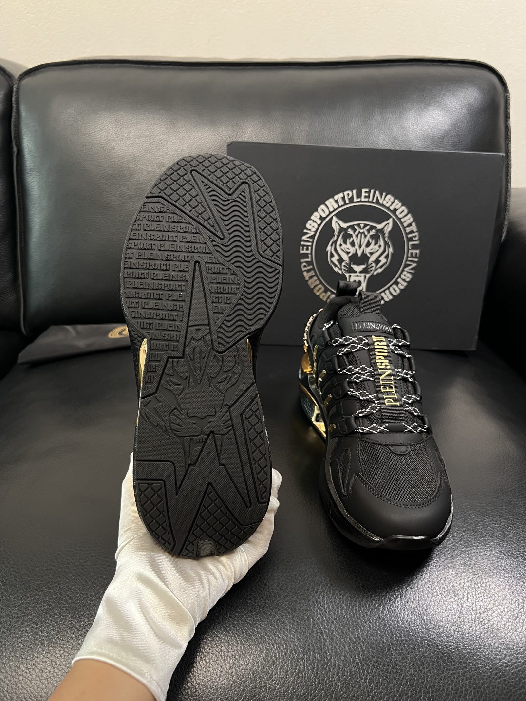 PHILIPPPLEIN  高品质 顶级工艺品 菲利普PP 新品专柜同步原厂配置，意大利进口牛皮搭配网布