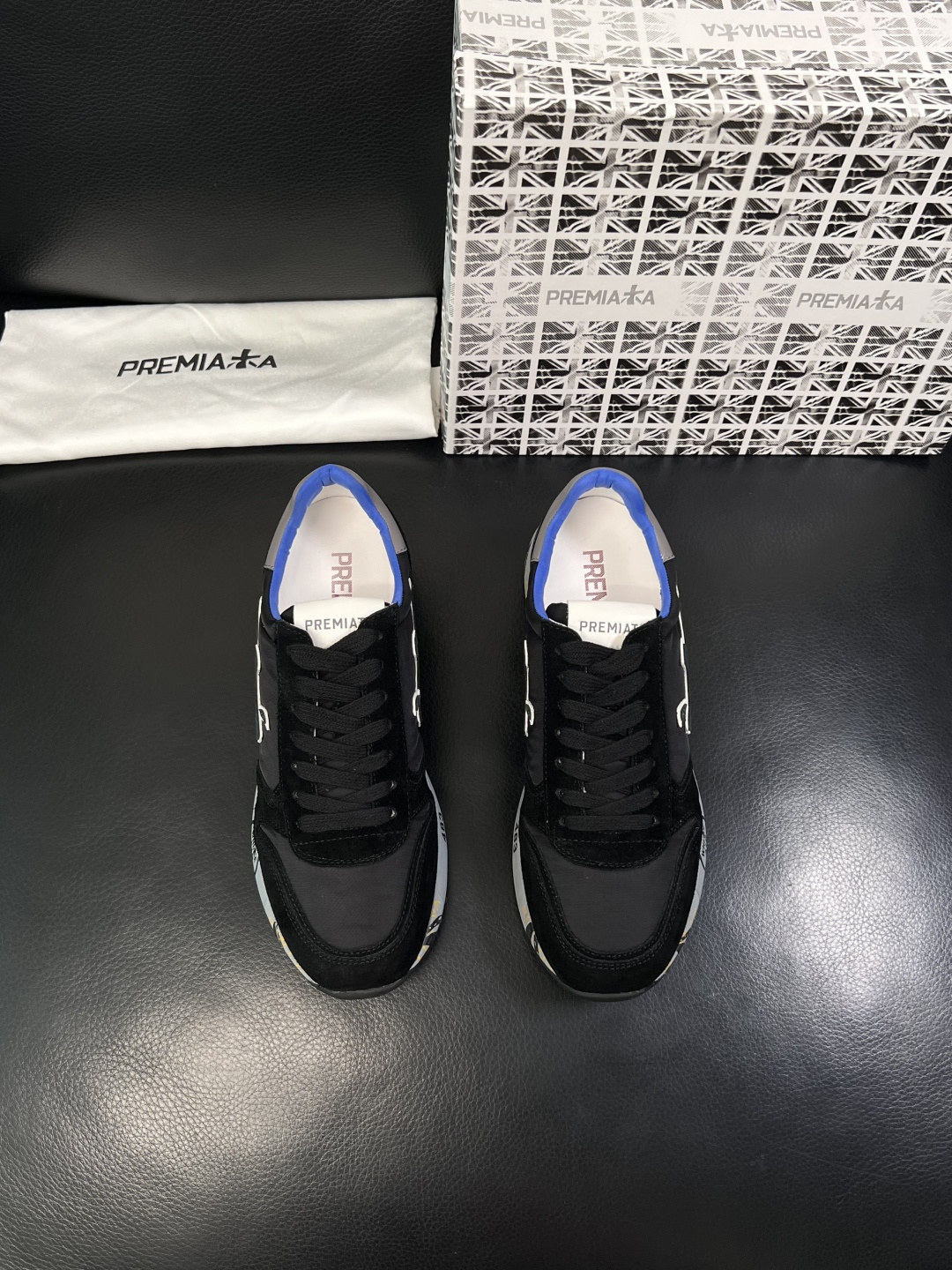 ⚠️只换码不退⚠️   PREMIATA 高品质   顶级工艺品  普瑞米亚达 小牛皮低帮运动鞋本款运动