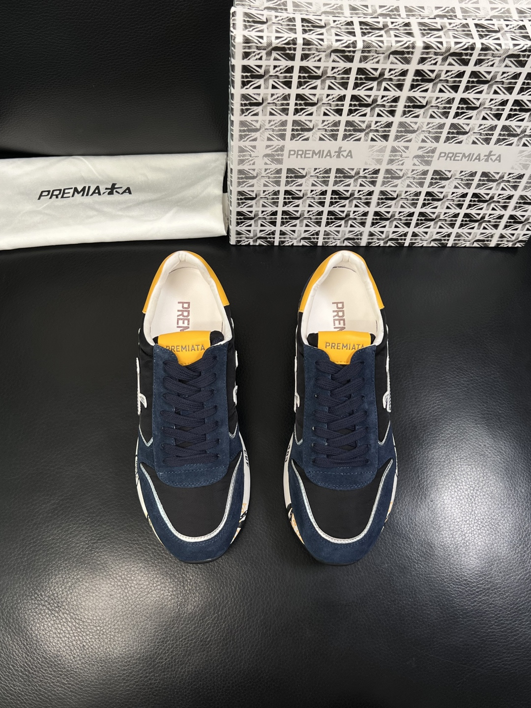 ⚠️只换码不退⚠️   PREMIATA 高品质   顶级工艺品  普瑞米亚达 小牛皮低帮运动鞋本款运动