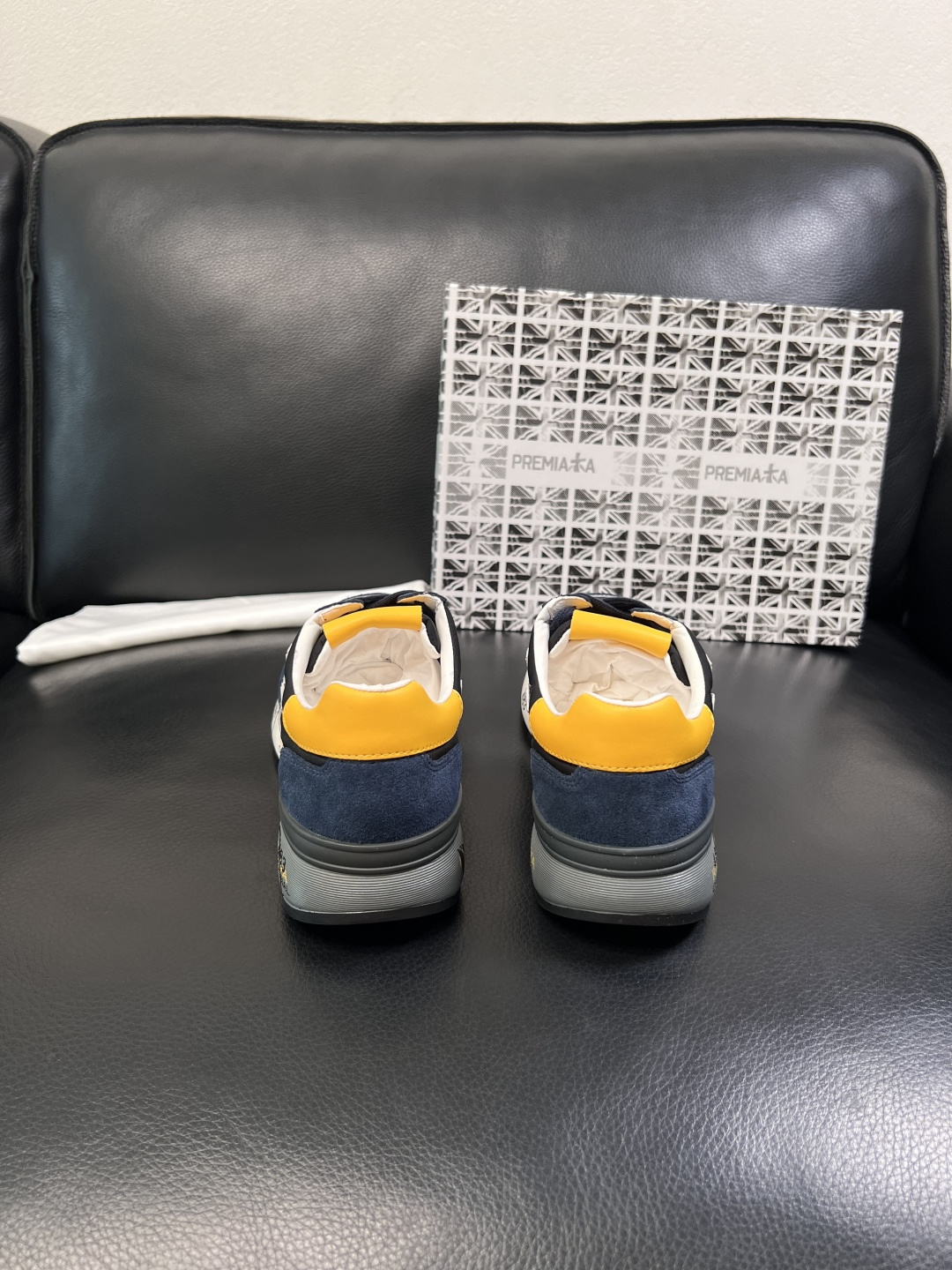 ⚠️只换码不退⚠️   PREMIATA 高品质   顶级工艺品  普瑞米亚达 小牛皮低帮运动鞋本款运动