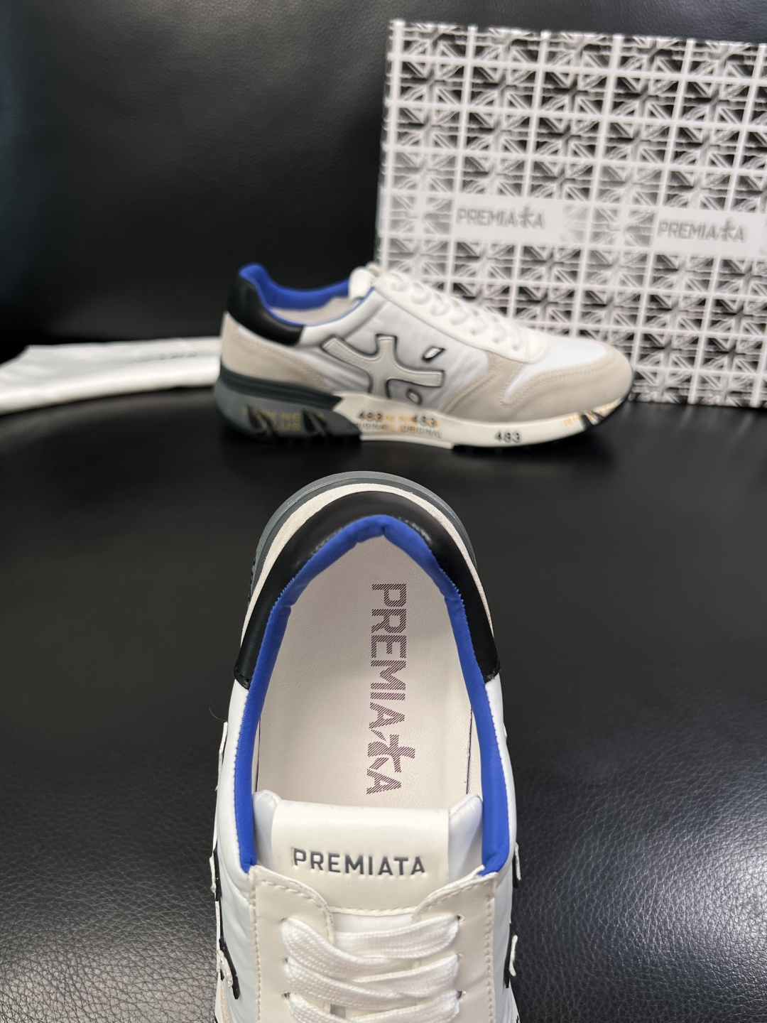 ⚠️只换码不退⚠️   PREMIATA 高品质   顶级工艺品  普瑞米亚达 小牛皮低帮运动鞋本款运动
