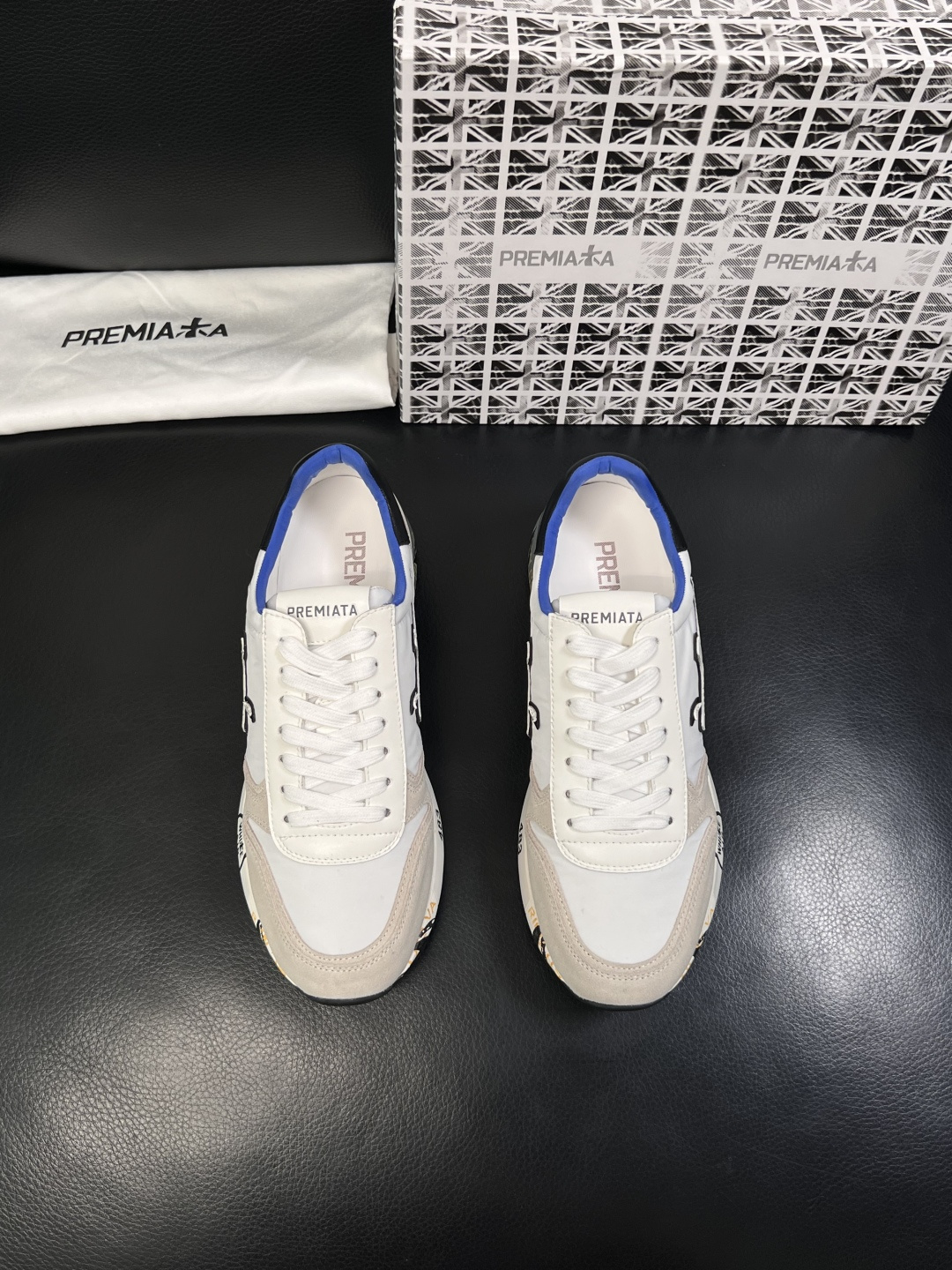 ⚠️只换码不退⚠️   PREMIATA 高品质   顶级工艺品  普瑞米亚达 小牛皮低帮运动鞋本款运动