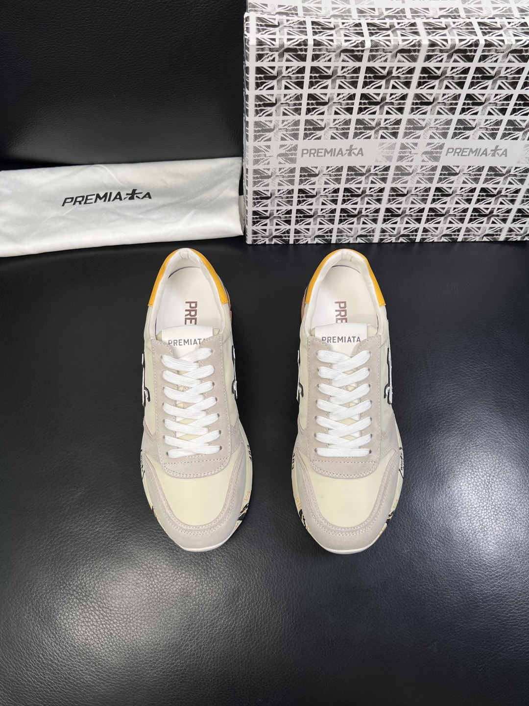 ⚠️只换码不退⚠️   PREMIATA 高品质   顶级工艺品  普瑞米亚达 小牛皮低帮运动鞋本款运动