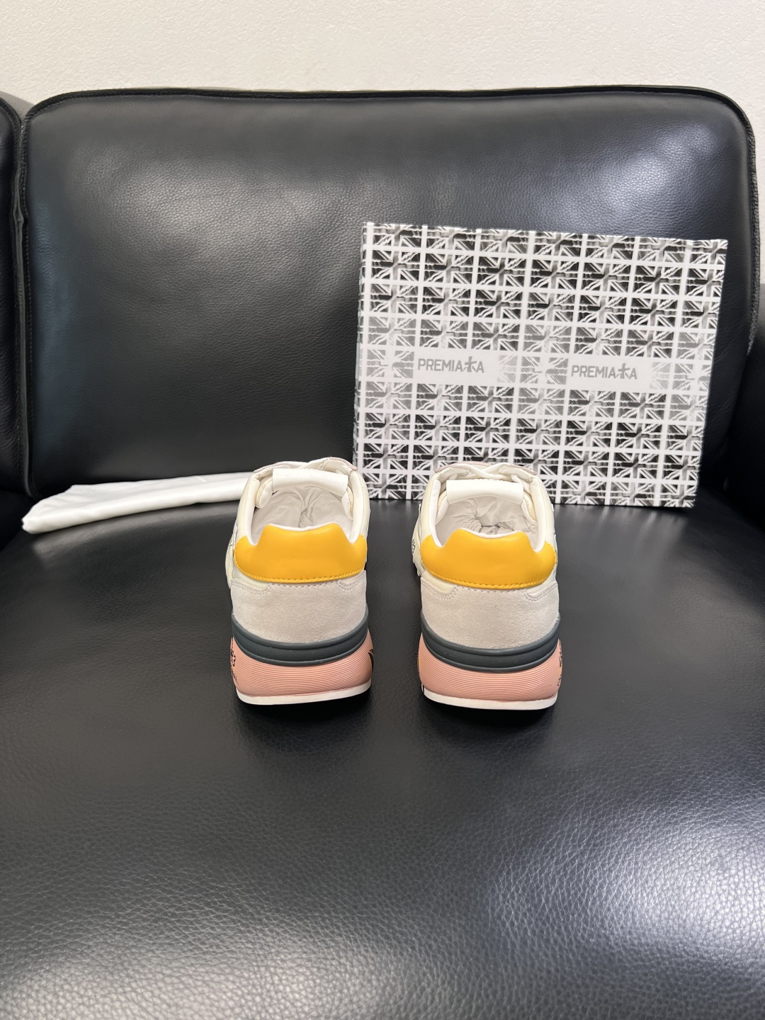 ⚠️只换码不退⚠️   PREMIATA 高品质   顶级工艺品  普瑞米亚达 小牛皮低帮运动鞋本款运动