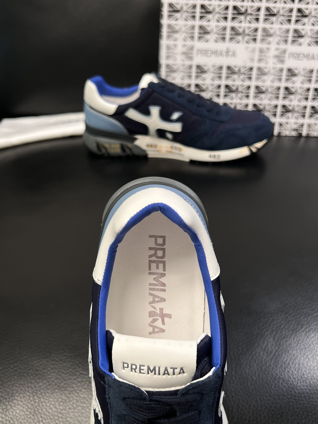 ⚠️只换码不退⚠️   PREMIATA 高品质   顶级工艺品  普瑞米亚达 小牛皮低帮运动鞋本款运动