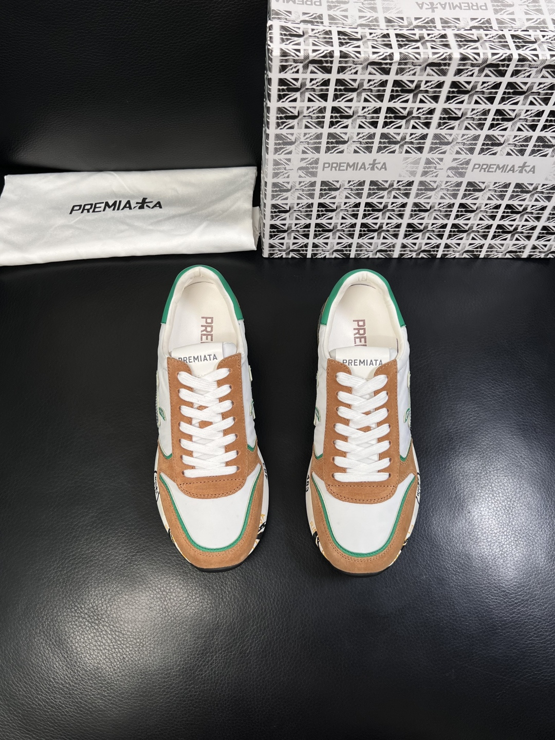 ⚠️只换码不退⚠️   PREMIATA 高品质   顶级工艺品  普瑞米亚达 小牛皮低帮运动鞋本款运动