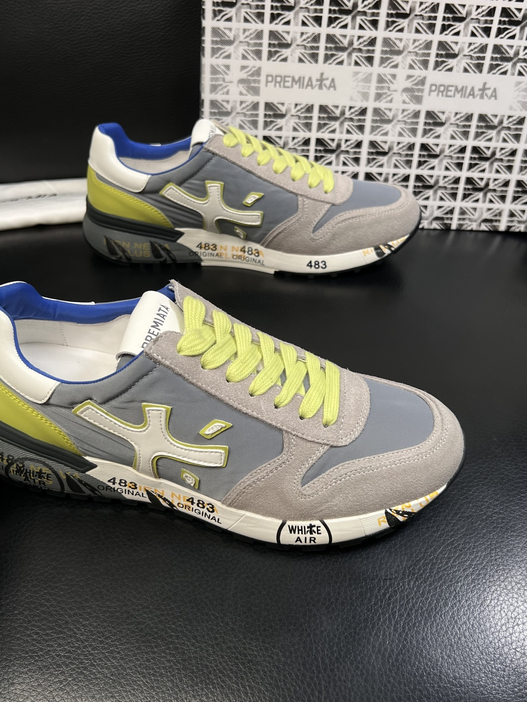 ⚠️只换码不退⚠️   PREMIATA 高品质   顶级工艺品  普瑞米亚达 小牛皮低帮运动鞋本款运动