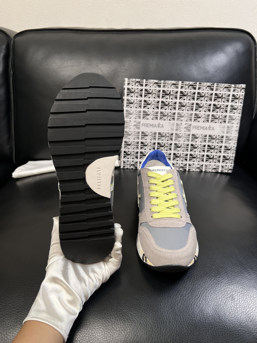⚠️只换码不退⚠️   PREMIATA 高品质   顶级工艺品  普瑞米亚达 小牛皮低帮运动鞋本款运动