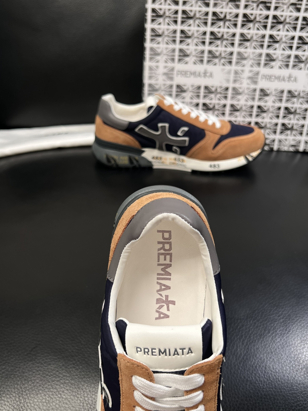 ⚠️只换码不退⚠️   PREMIATA 高品质   顶级工艺品  普瑞米亚达 小牛皮低帮运动鞋本款运动