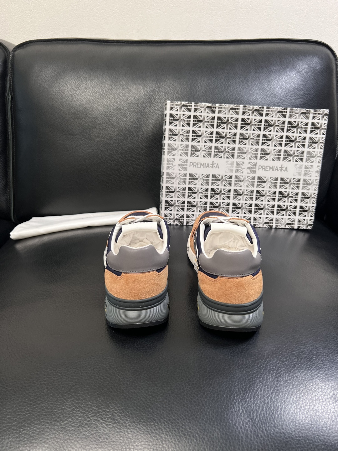 ⚠️只换码不退⚠️   PREMIATA 高品质   顶级工艺品  普瑞米亚达 小牛皮低帮运动鞋本款运动