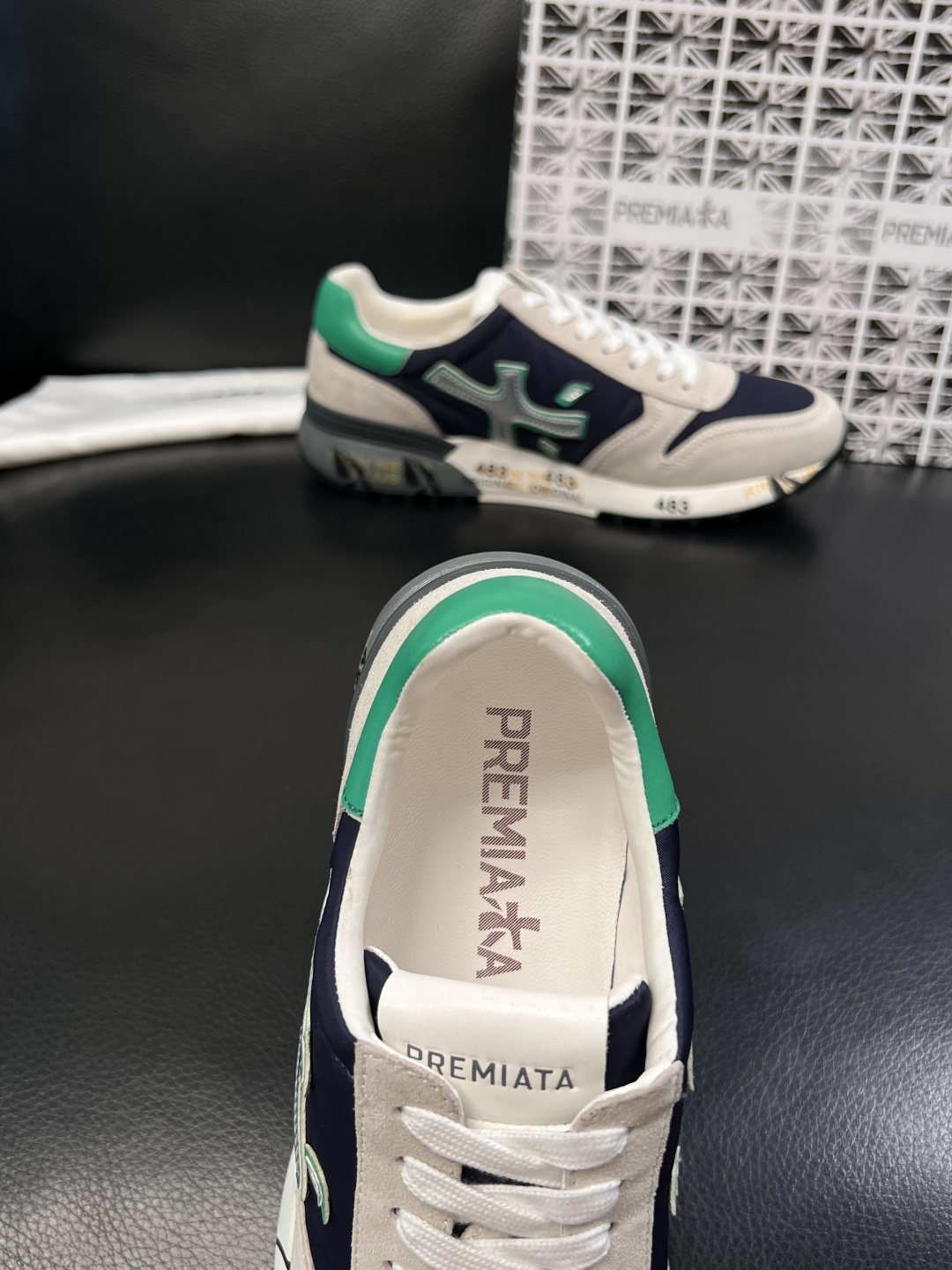 ⚠️只换码不退⚠️   PREMIATA 高品质   顶级工艺品  普瑞米亚达 小牛皮低帮运动鞋本款运动