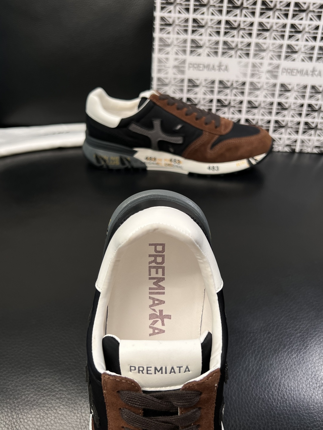 ⚠️只换码不退⚠️   PREMIATA 高品质   顶级工艺品  普瑞米亚达 小牛皮低帮运动鞋本款运动