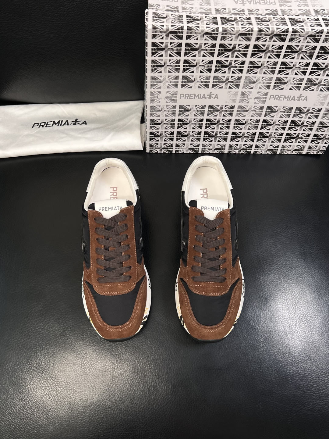 ⚠️只换码不退⚠️   PREMIATA 高品质   顶级工艺品  普瑞米亚达 小牛皮低帮运动鞋本款运动