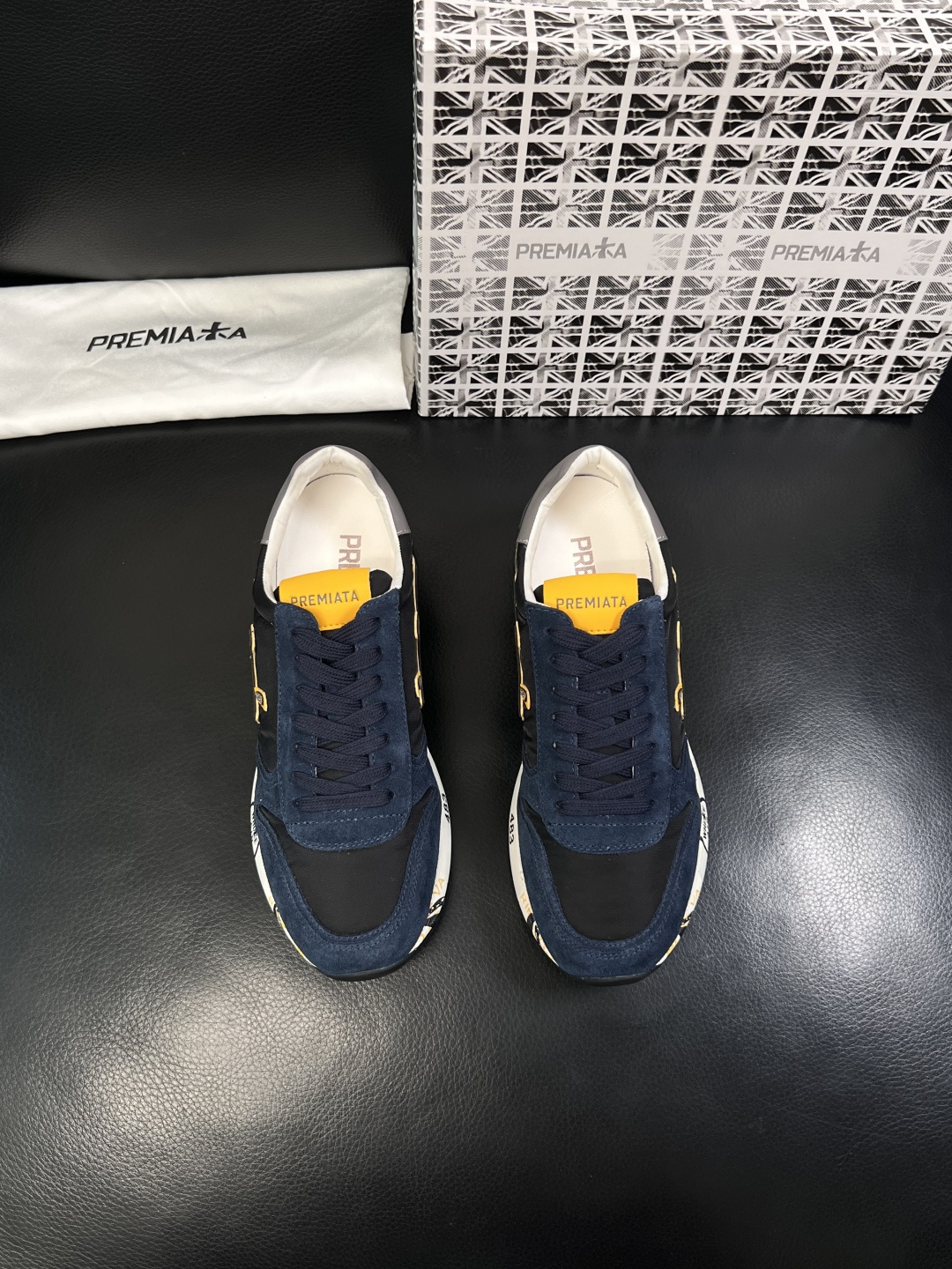 ⚠️只换码不退⚠️   PREMIATA 高品质   顶级工艺品  普瑞米亚达 小牛皮低帮运动鞋本款运动