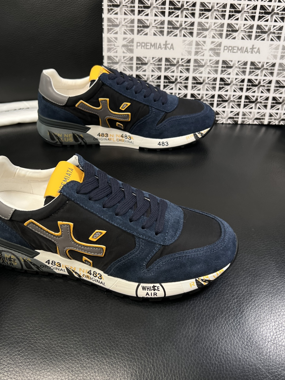 ⚠️只换码不退⚠️   PREMIATA 高品质   顶级工艺品  普瑞米亚达 小牛皮低帮运动鞋本款运动