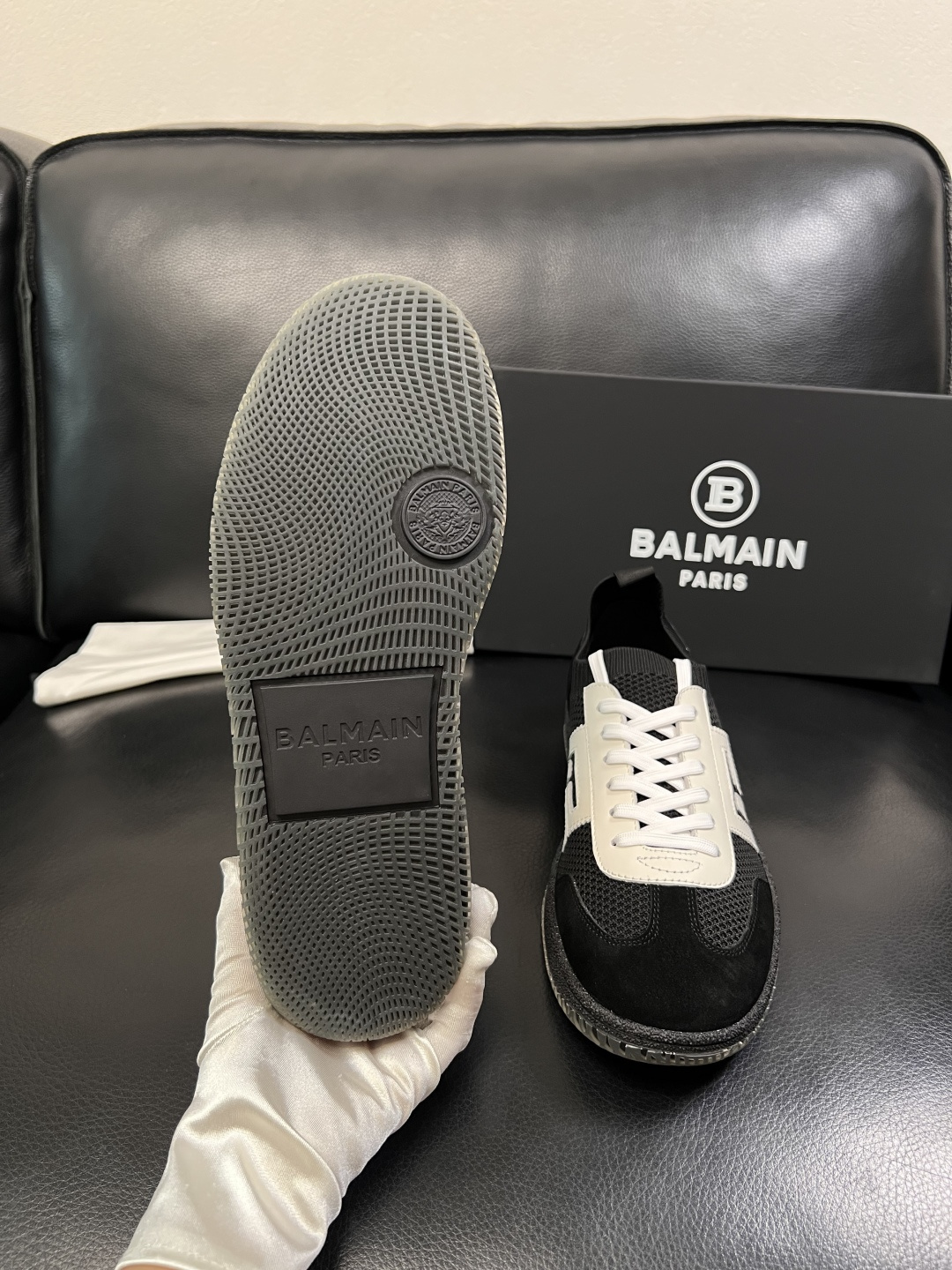 ⚠️只换码不退⚠️    BALMAIN  高品质  顶级工艺品  巴尔曼  专柜新品同步，鞋面意大利进