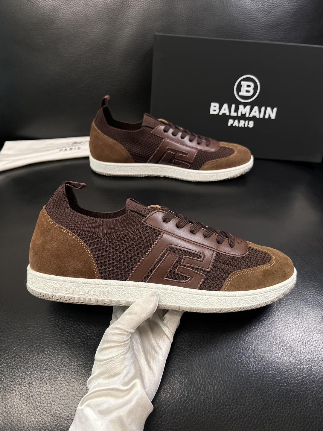 ⚠️只换码不退⚠️    BALMAIN  高品质  顶级工艺品  巴尔曼  专柜新品同步，鞋面意大利进