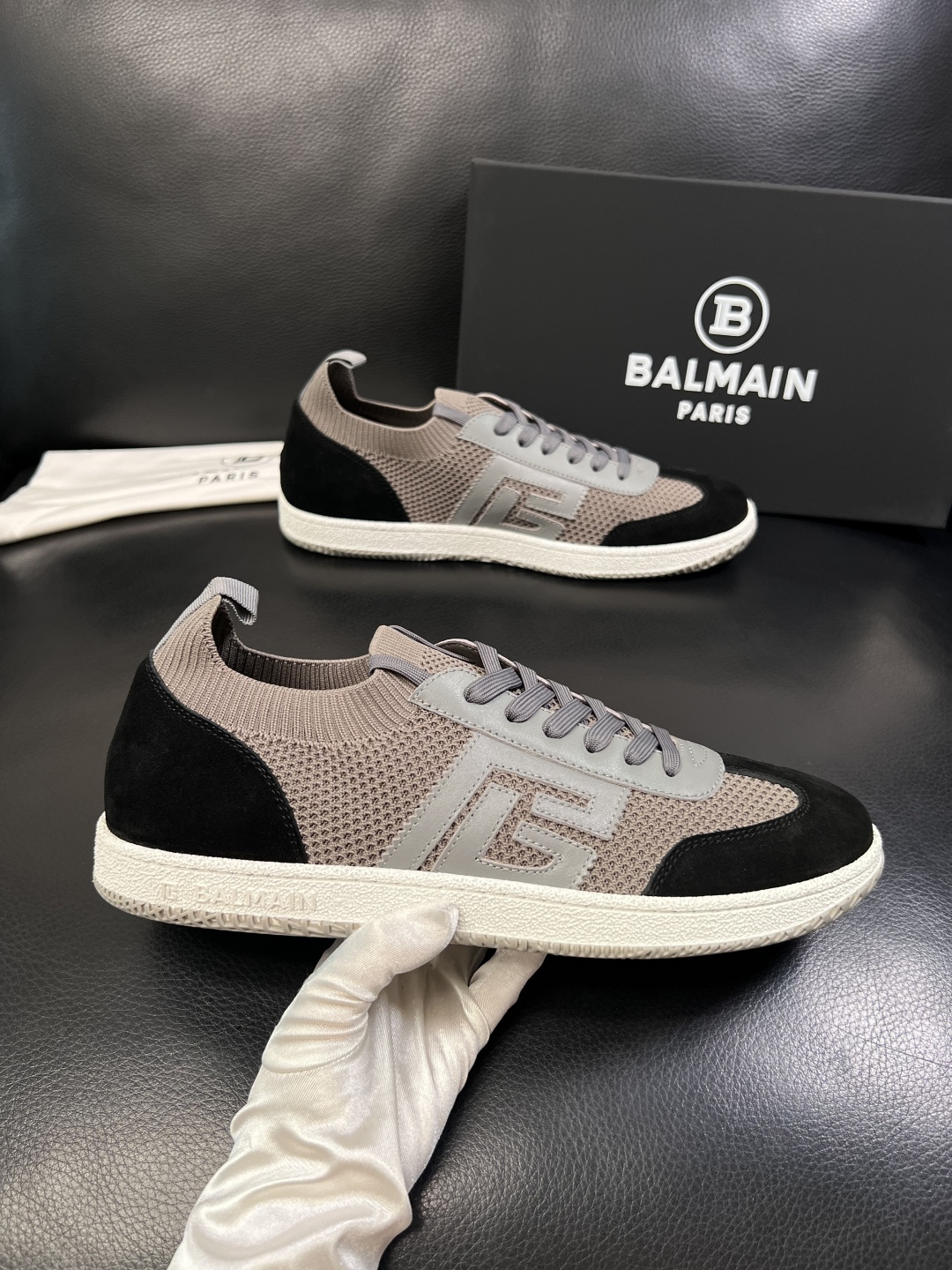 ⚠️只换码不退⚠️    BALMAIN  高品质  顶级工艺品  巴尔曼  专柜新品同步，鞋面意大利进