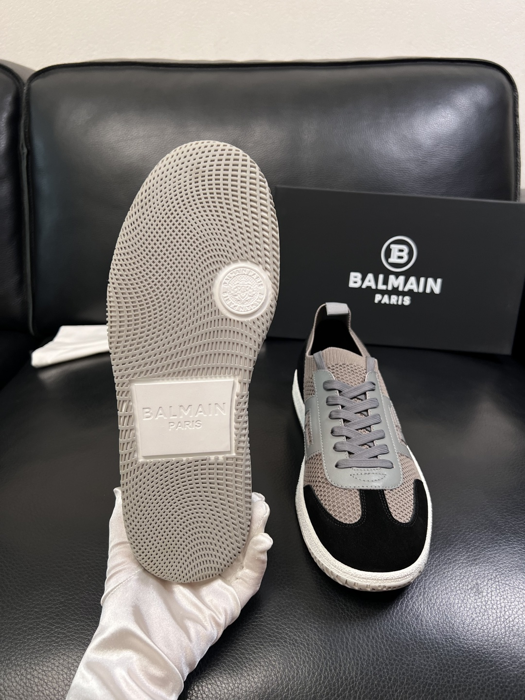 ⚠️只换码不退⚠️    BALMAIN  高品质  顶级工艺品  巴尔曼  专柜新品同步，鞋面意大利进