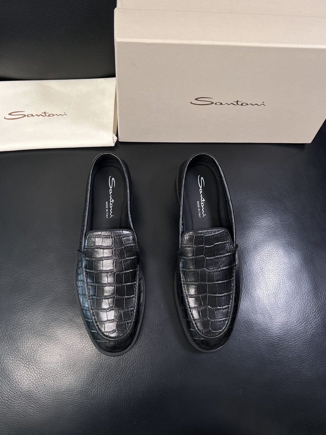 ⚠️只换码不退⚠️    Santoni  高品质    顶级工艺品  圣东尼  专柜新品同步，鞋面意大