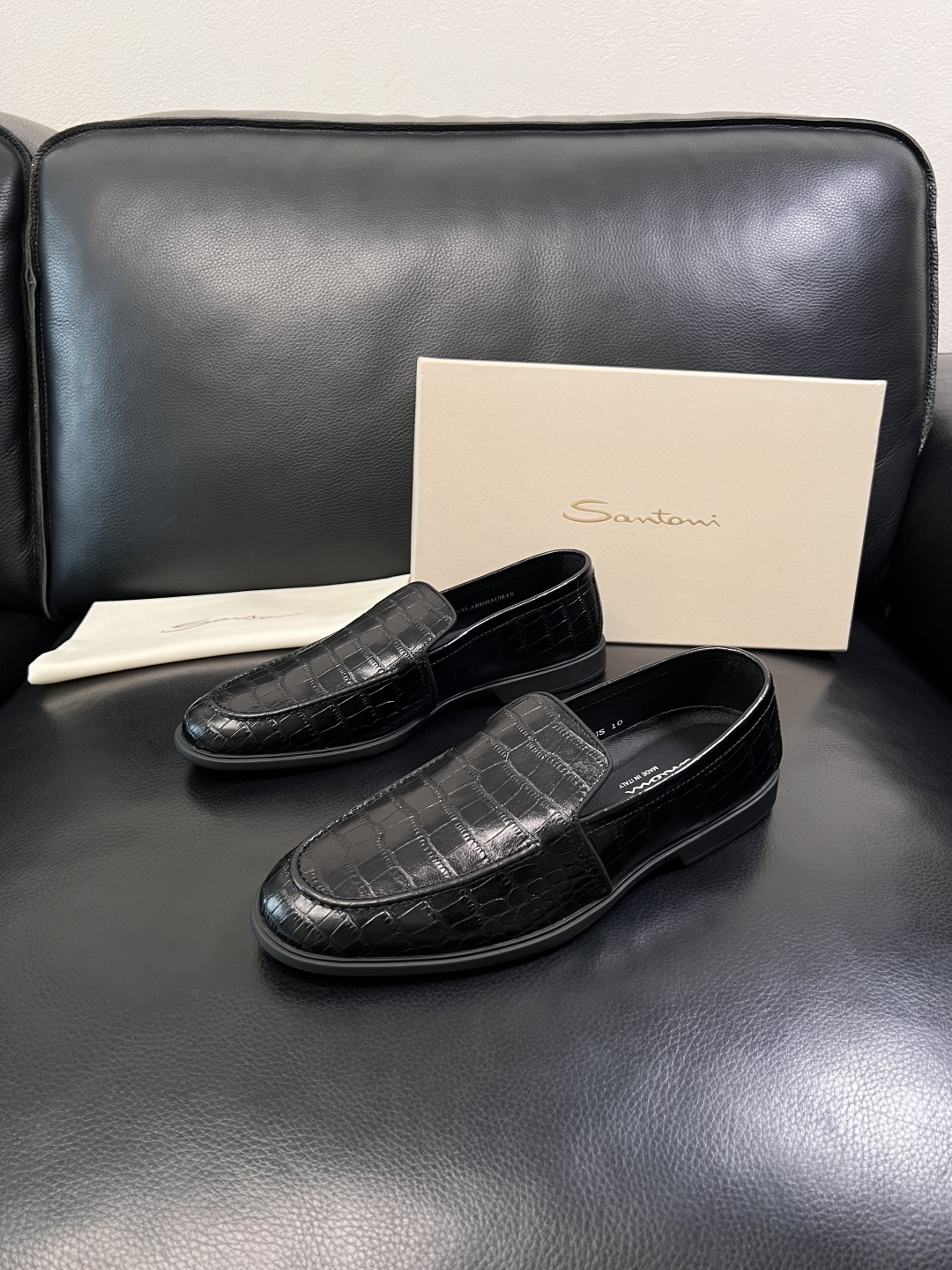 ⚠️只换码不退⚠️    Santoni  高品质    顶级工艺品  圣东尼  专柜新品同步，鞋面意大