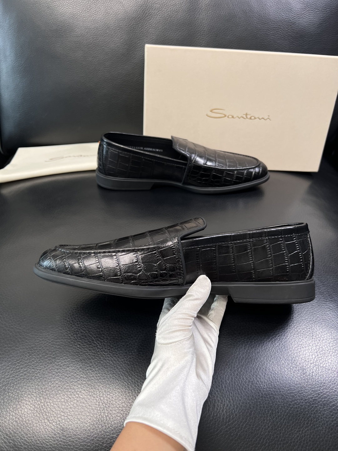 ⚠️只换码不退⚠️    Santoni  高品质    顶级工艺品  圣东尼  专柜新品同步，鞋面意大