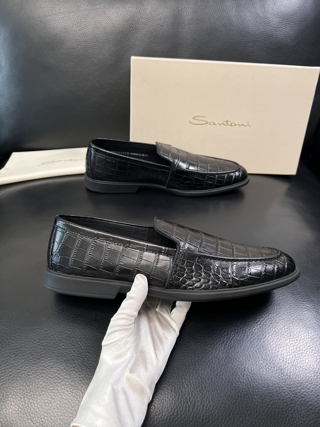 ⚠️只换码不退⚠️    Santoni  高品质    顶级工艺品  圣东尼  专柜新品同步，鞋面意大