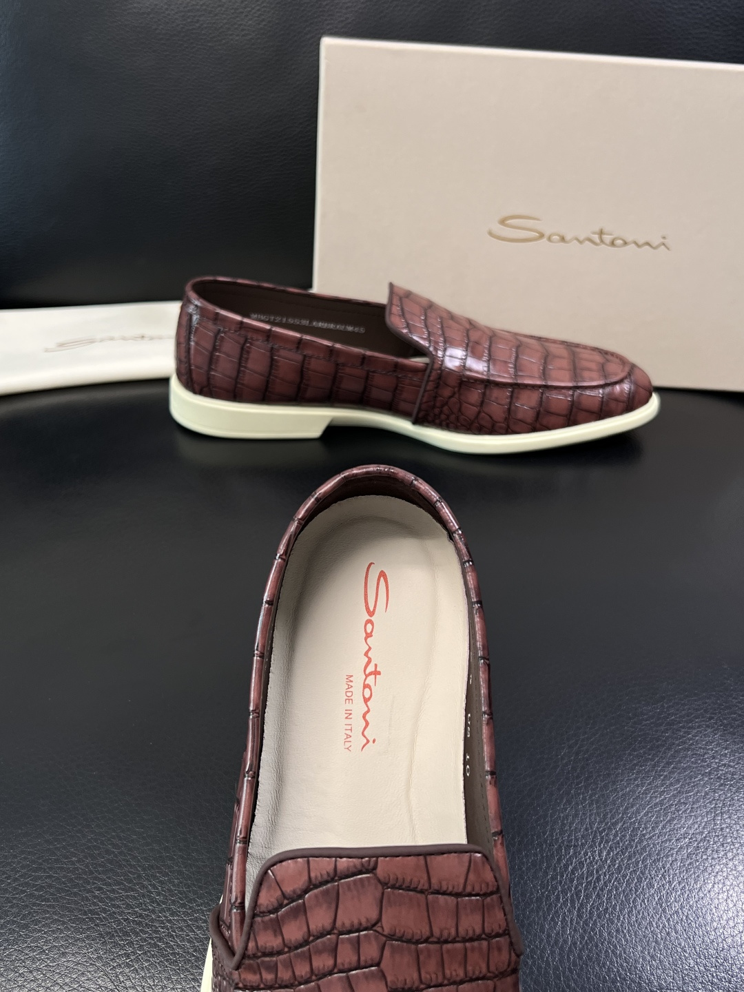 ⚠️只换码不退⚠️    Santoni  高品质    顶级工艺品  圣东尼  专柜新品同步，鞋面意大