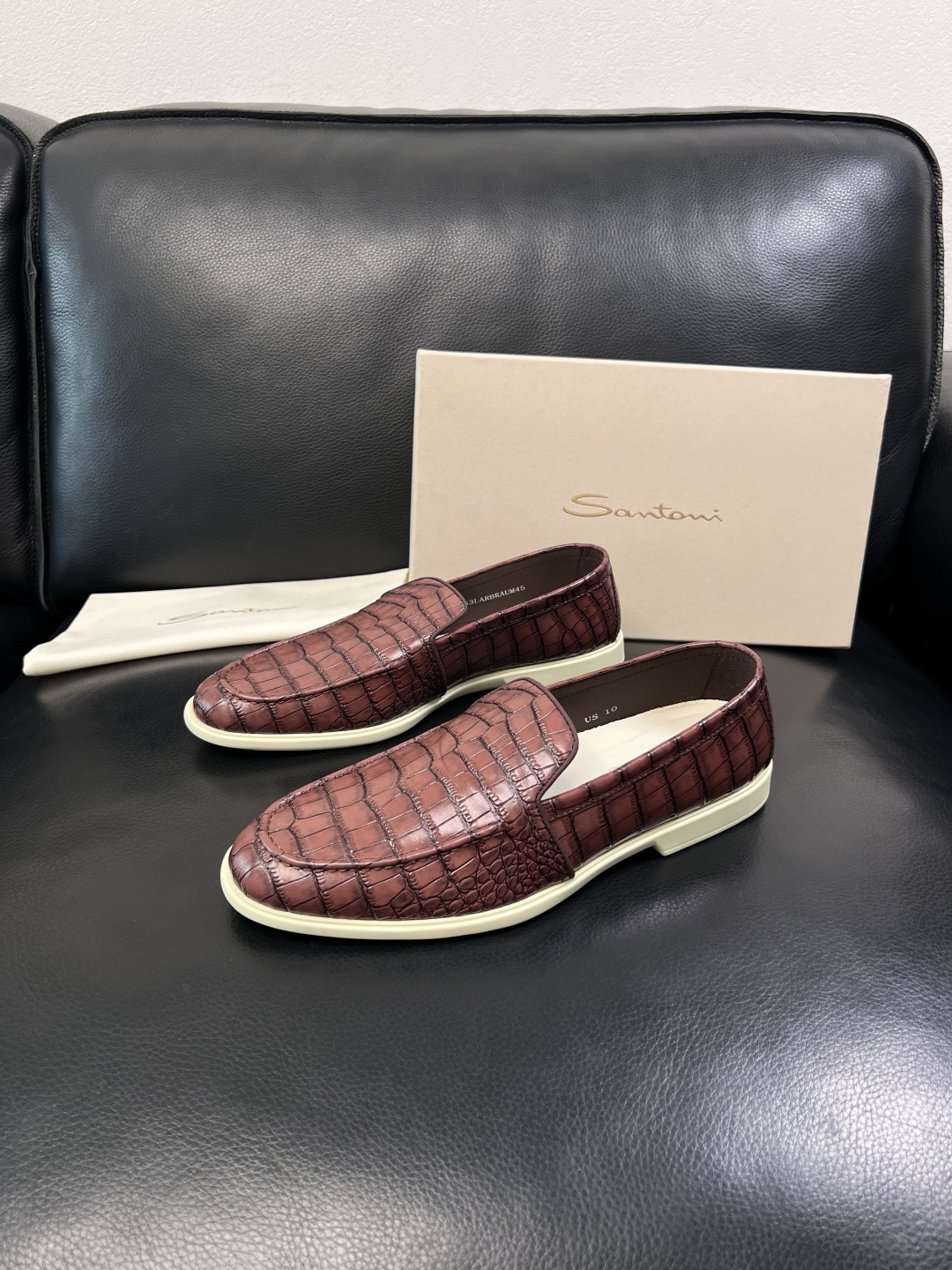 ⚠️只换码不退⚠️    Santoni  高品质    顶级工艺品  圣东尼  专柜新品同步，鞋面意大