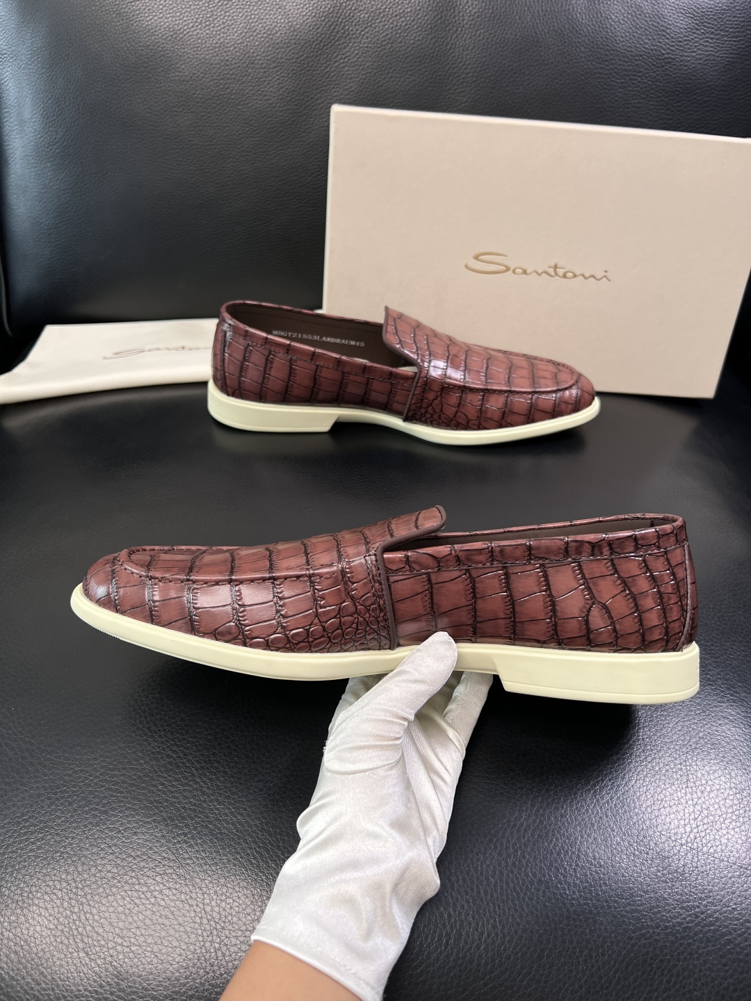 ⚠️只换码不退⚠️    Santoni  高品质    顶级工艺品  圣东尼  专柜新品同步，鞋面意大