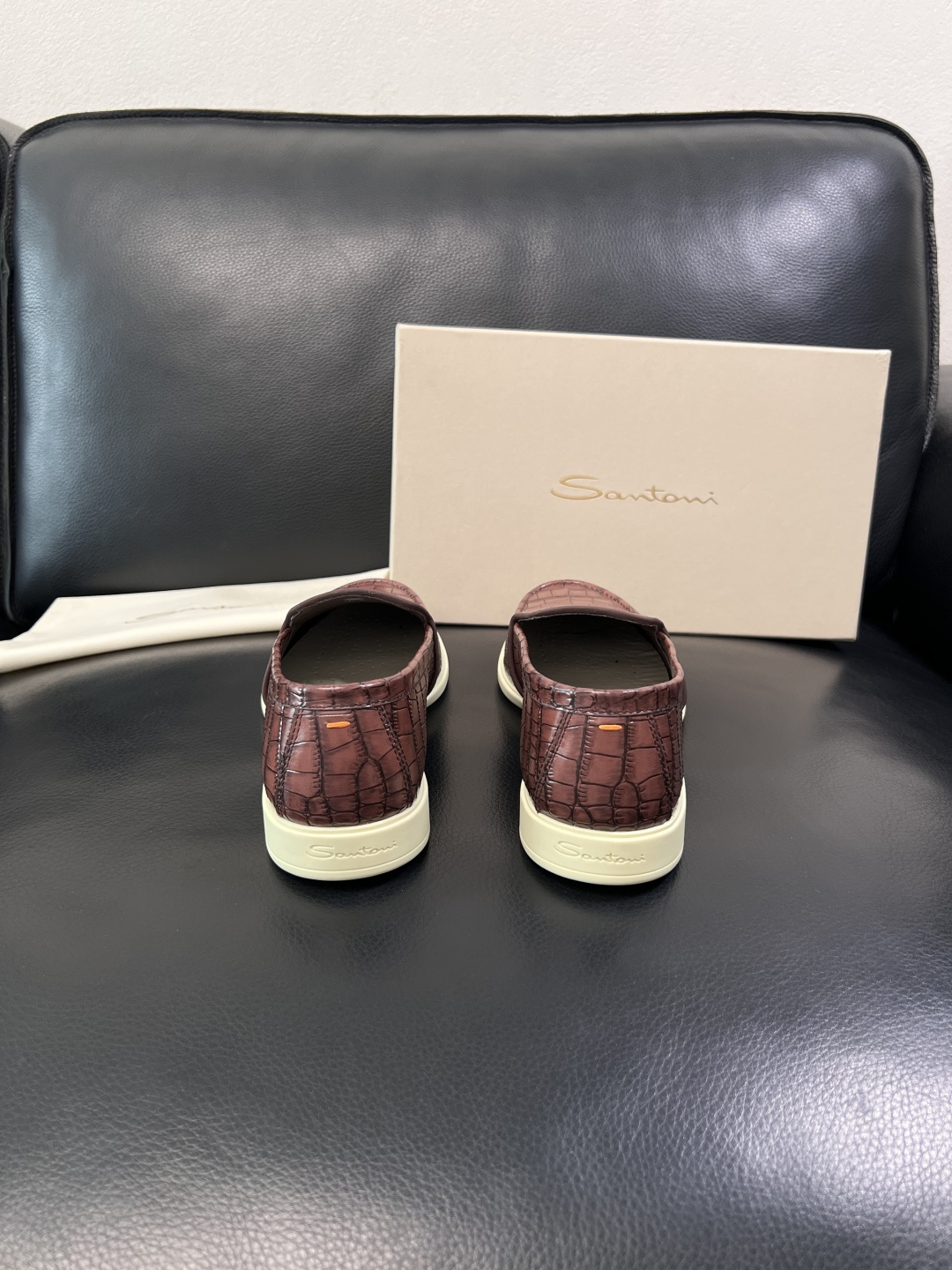 ⚠️只换码不退⚠️    Santoni  高品质    顶级工艺品  圣东尼  专柜新品同步，鞋面意大
