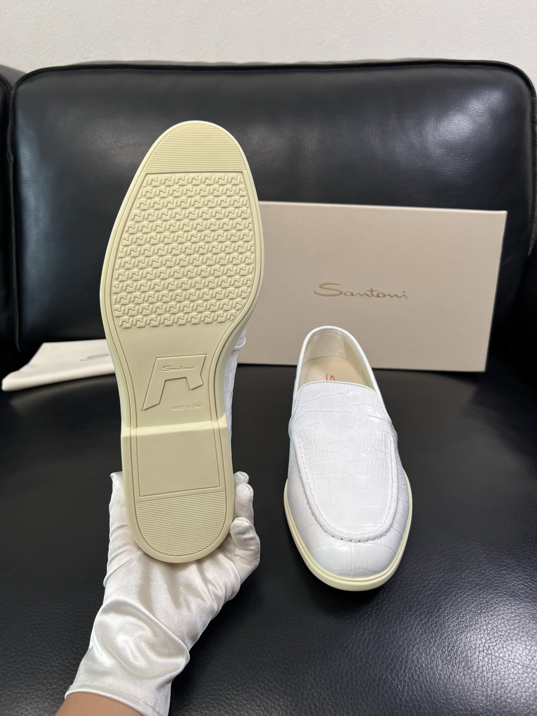 ⚠️只换码不退⚠️    Santoni  高品质    顶级工艺品  圣东尼  专柜新品同步，鞋面意大