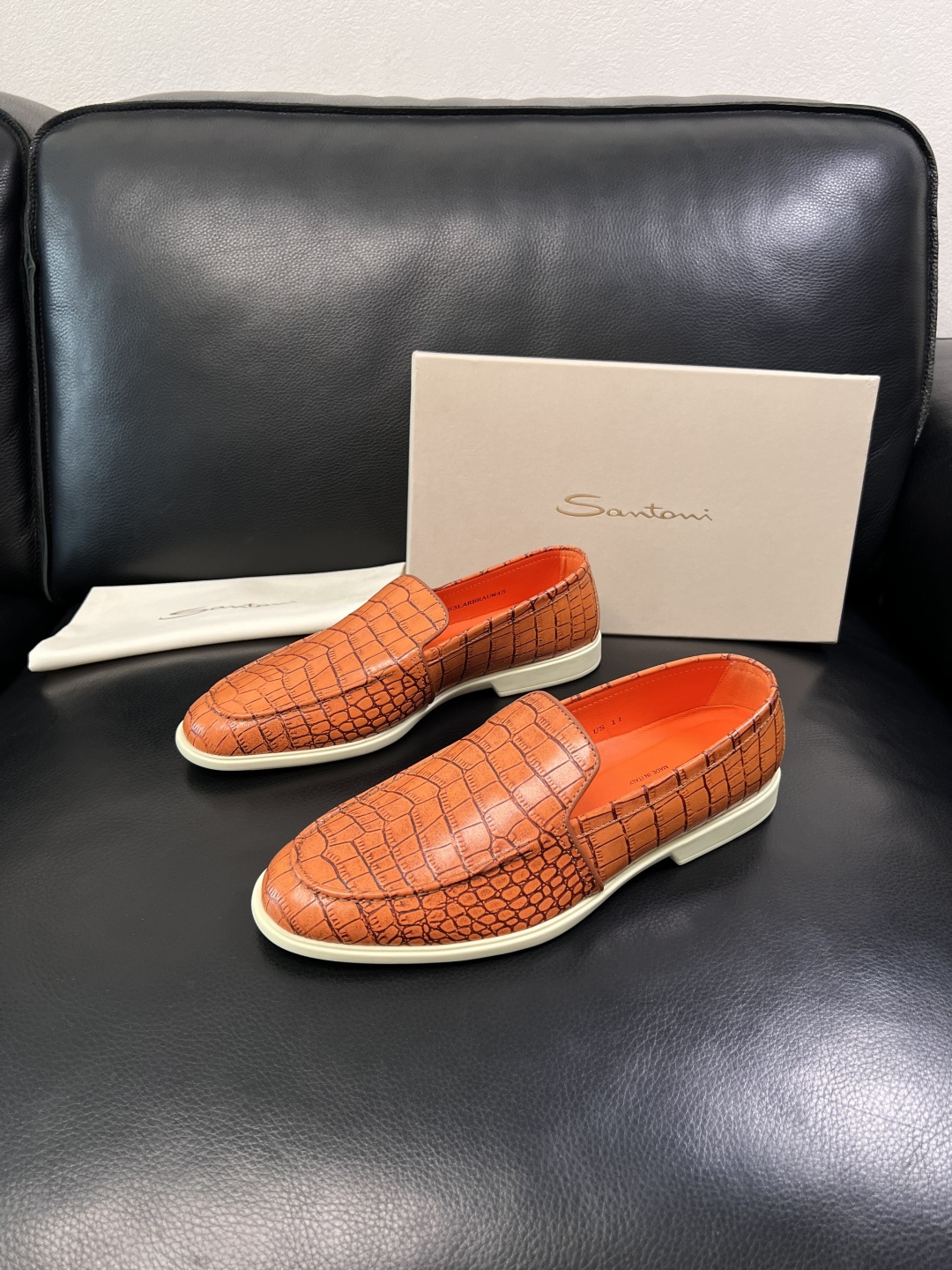 ⚠️只换码不退⚠️    Santoni  高品质    顶级工艺品  圣东尼  专柜新品同步，鞋面意大